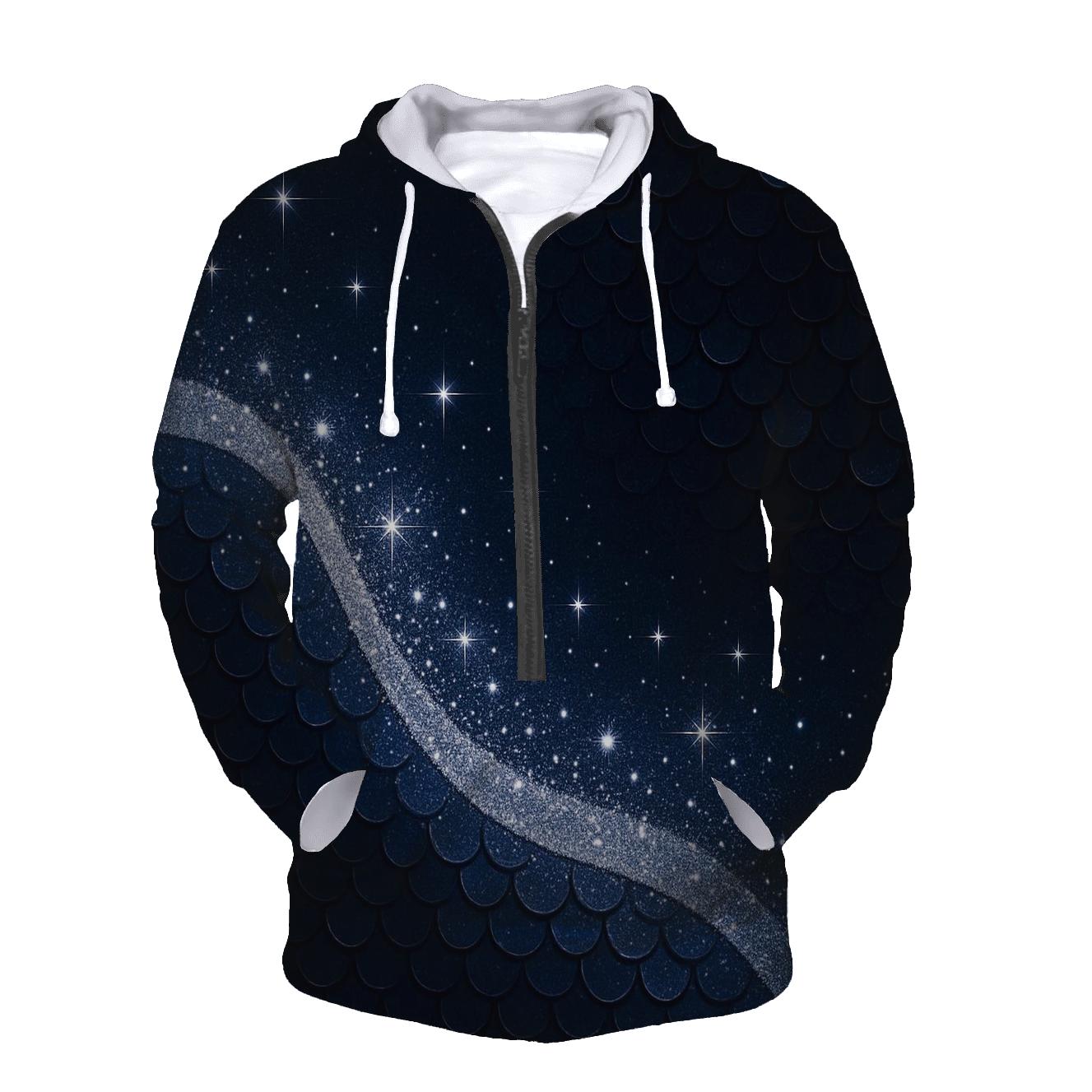 Celestial Sequin Tides designer hoodies