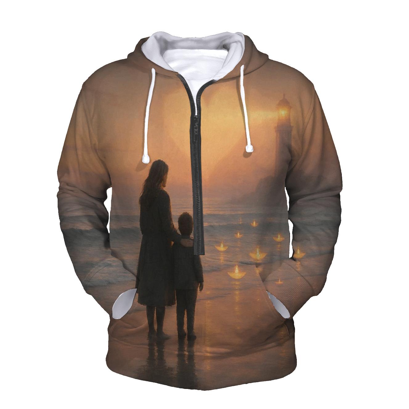 The Heart As A Harbor A Mothers Love That Keeps Returning Ships Safe premium hoodies