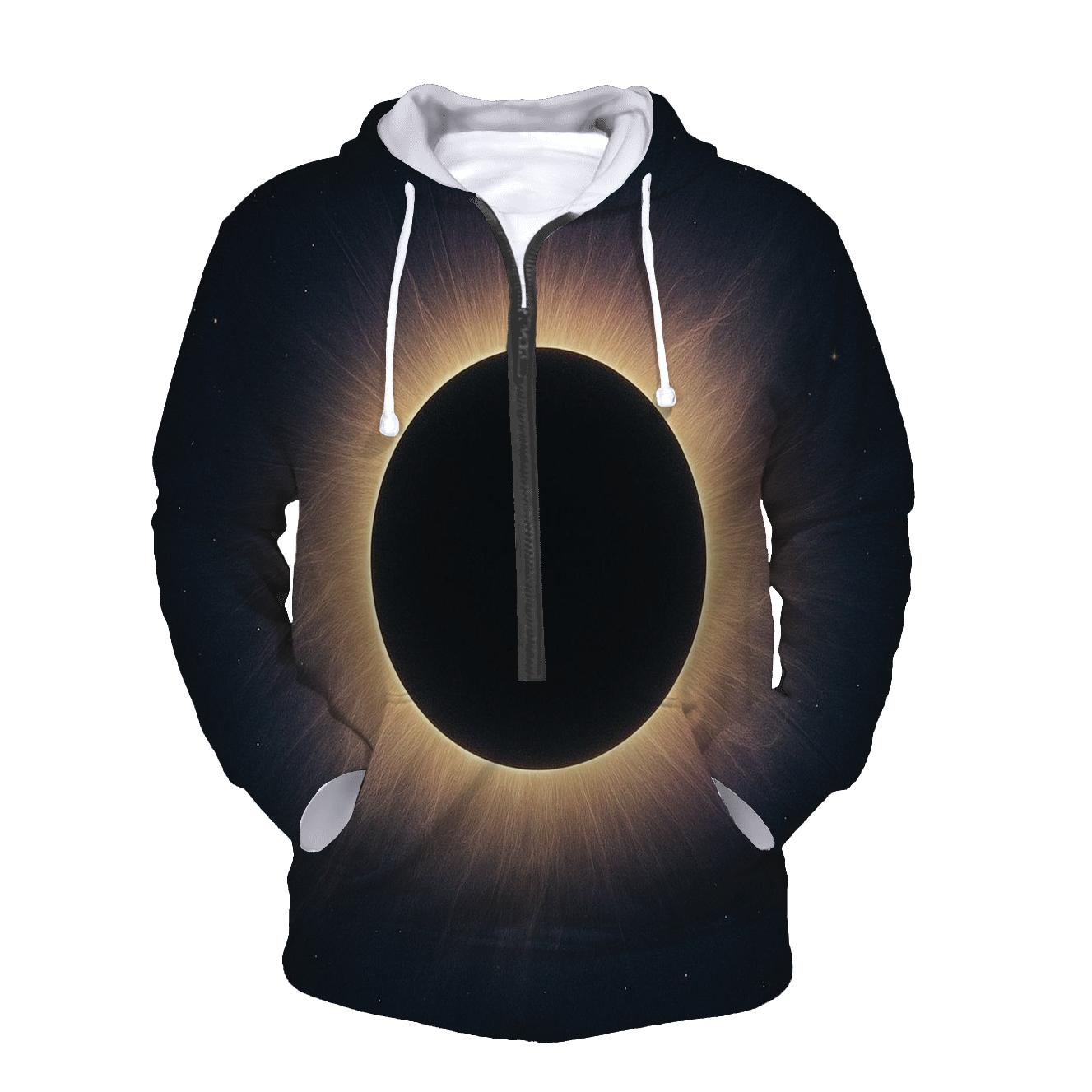Eclipse Corona Filament Lace graphic hoodies