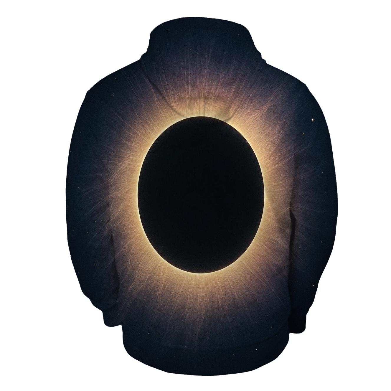 Eclipse Corona Filament Lace graphic hoodies