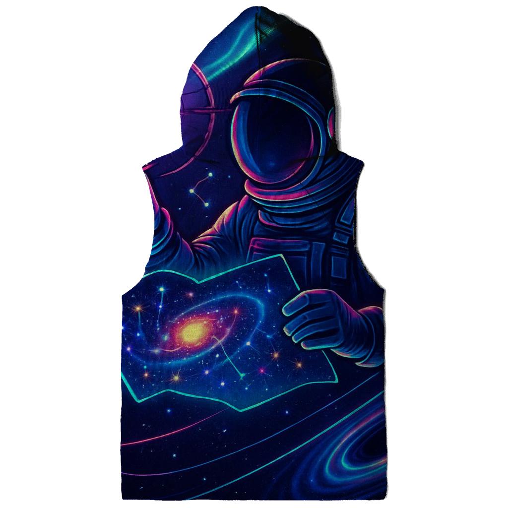 The Quantum Cartographer Astronaut designer hoodies