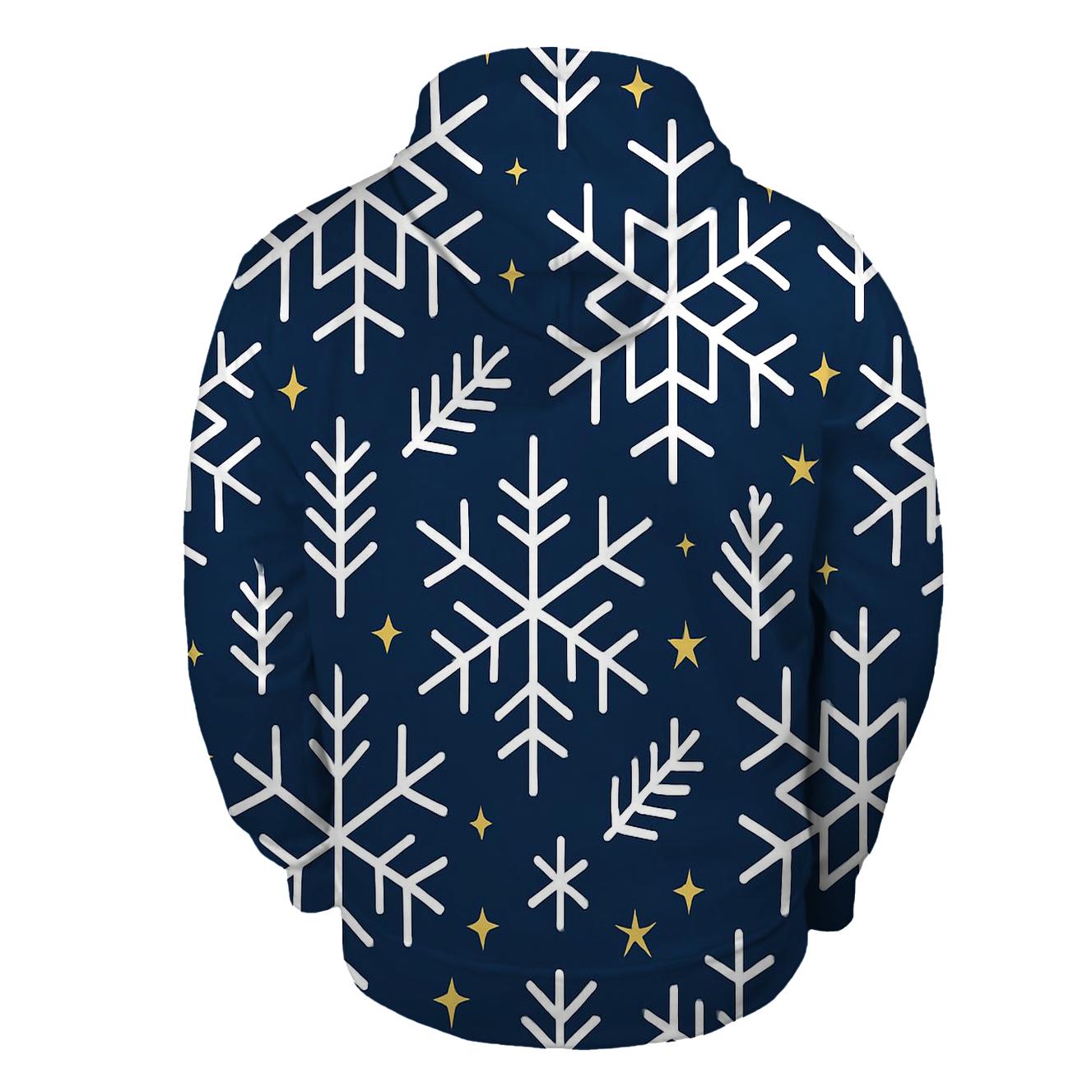 Snowflake Constellation Quilt designer hoodies