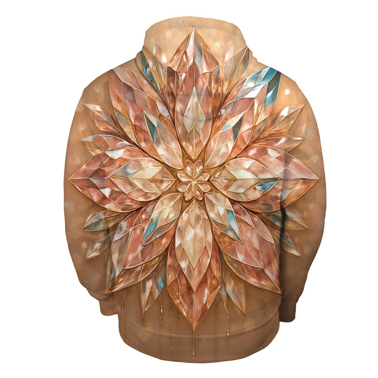Rose Gold Prism Bloom hoodies fashion