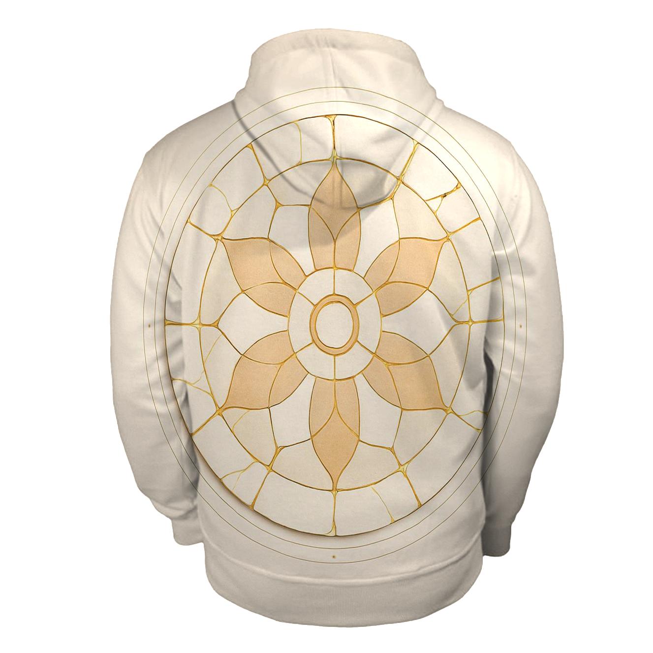 Kintsugi Horizon Mandala embroidered hoodies