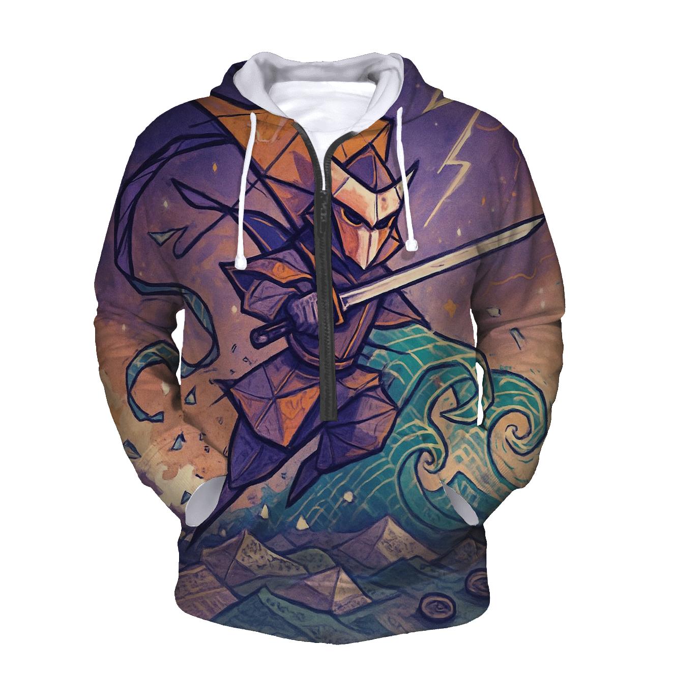 Midnight Kite Samurai Above The Paper Ocean heavyweight hoodies