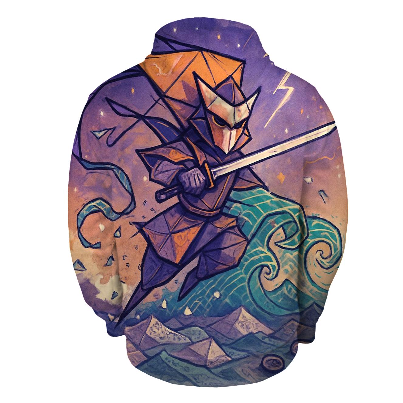 Midnight Kite Samurai Above The Paper Ocean heavyweight hoodies