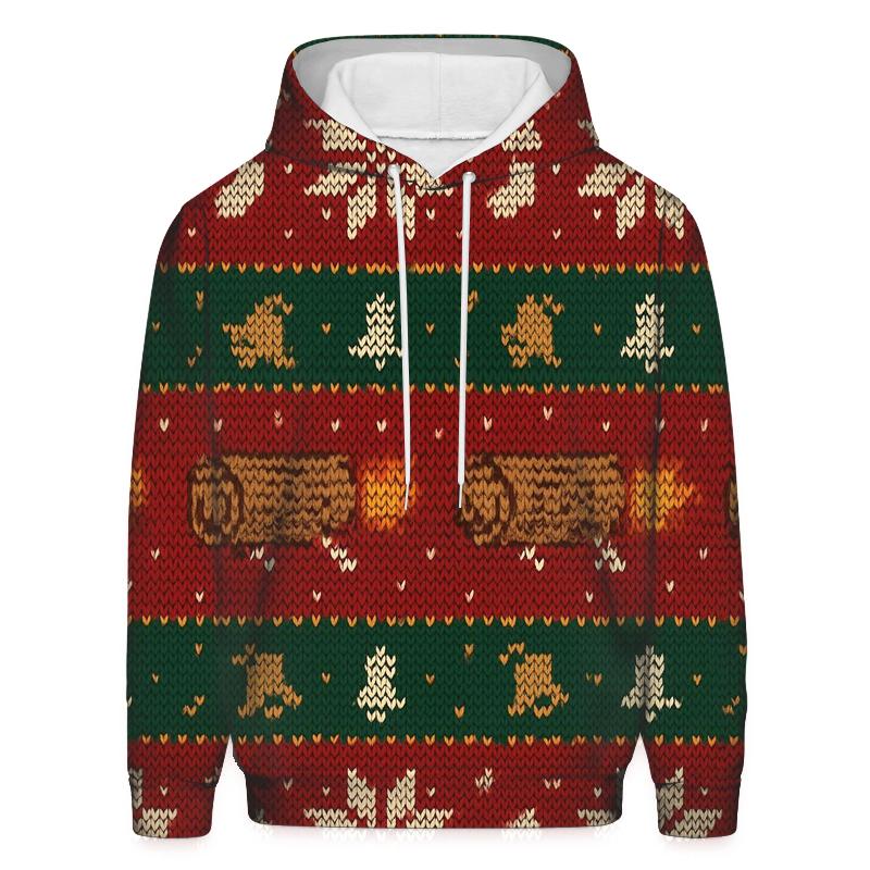 Jolly Yule Log Rocket Row Design hoodie styles