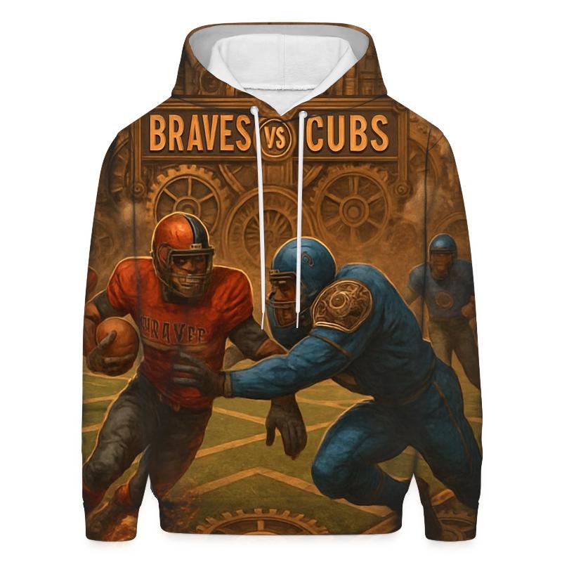 Clockwork Diamond Gridiron Duel Braves Versus Cubs custom hoodies