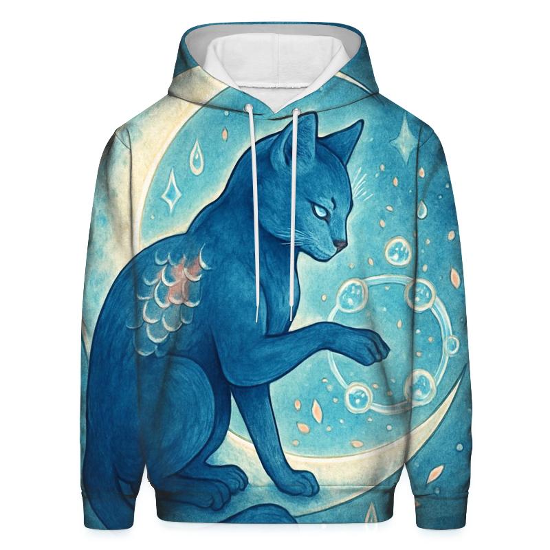 Lunar Koi Guardian Cat premium hoodies