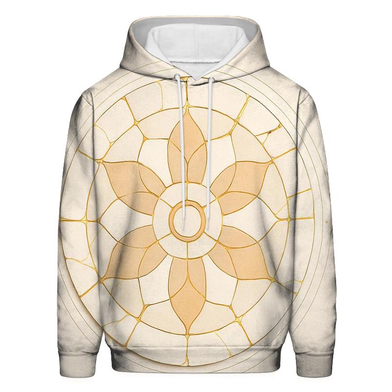 Kintsugi Horizon Mandala heavyweight hoodies