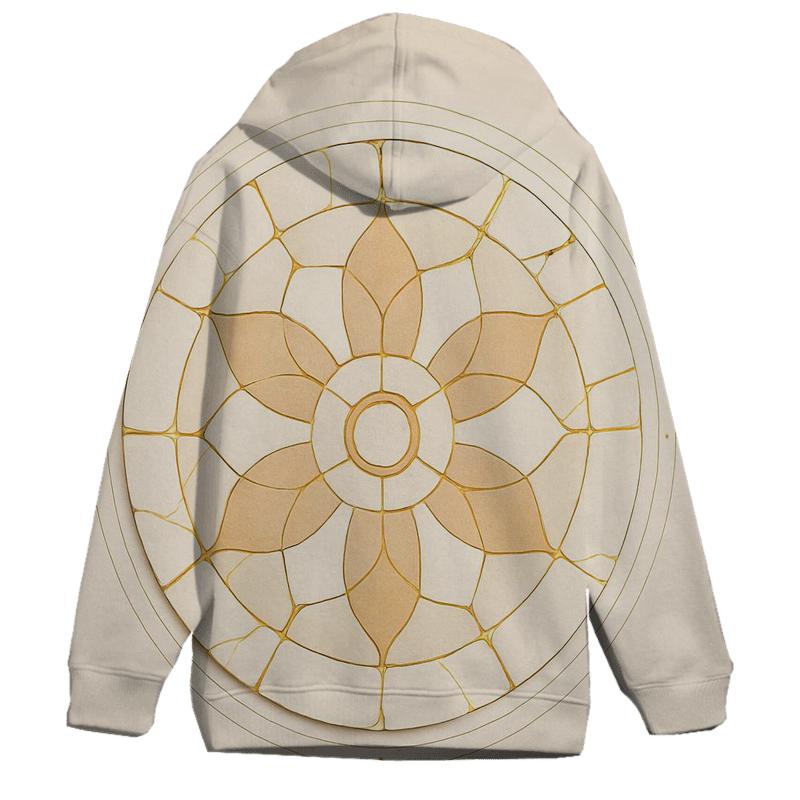 Kintsugi Horizon Mandala heavyweight hoodies