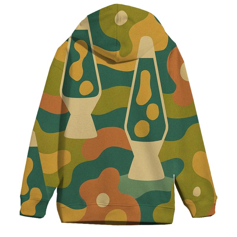 Groovy Lava Lamp Lounge Tiles heavyweight hoodies