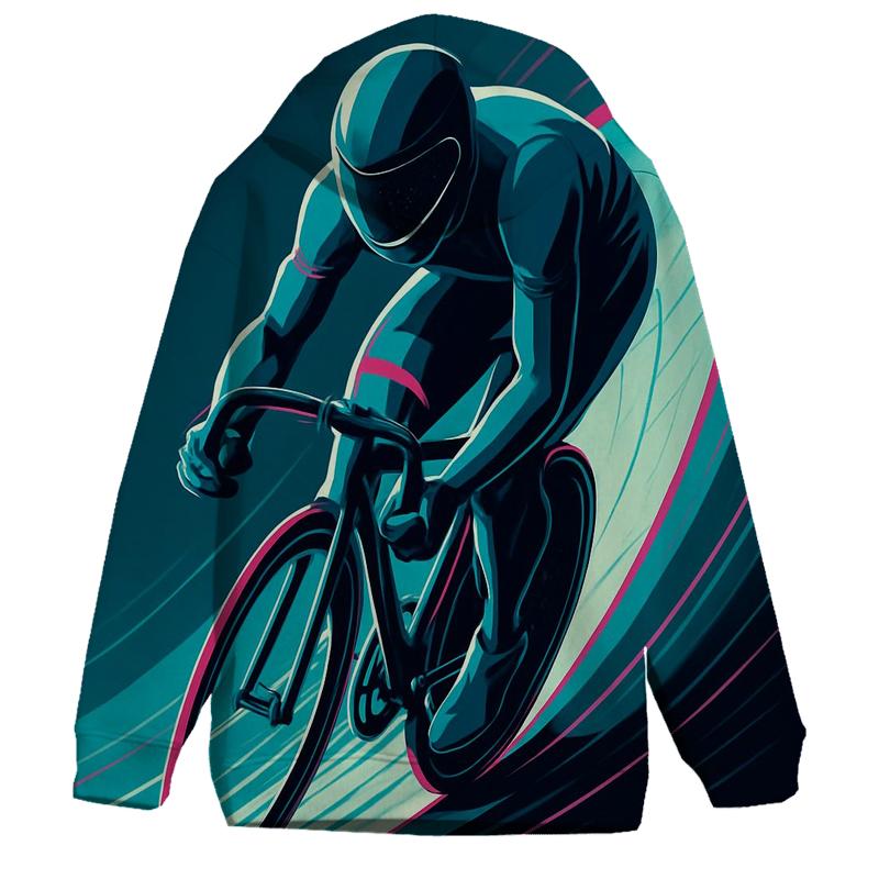Cosmic Velodrome Sprint graphic hoodies