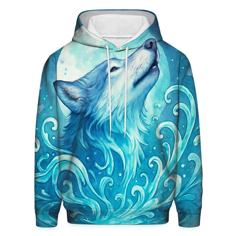 Prismatic Tidewolf In The Moonpool Rift hoodies fashion