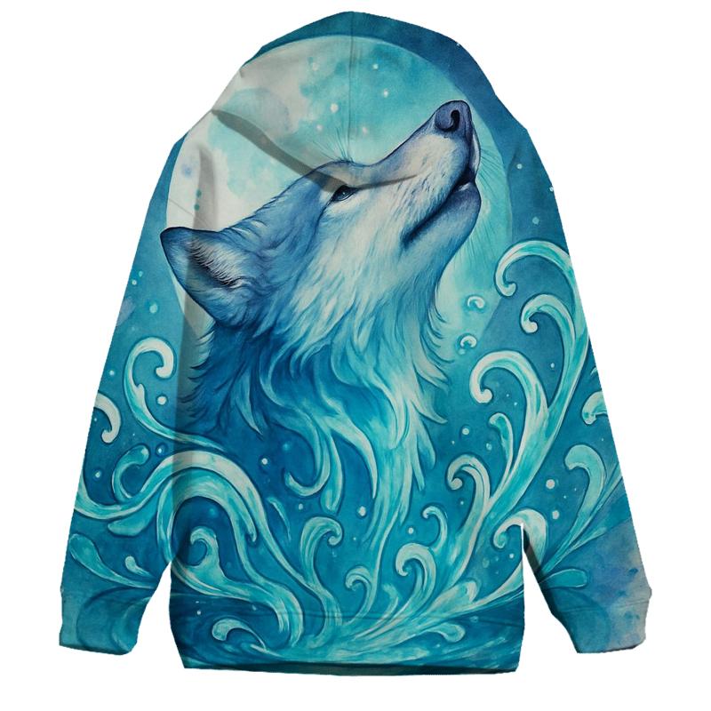 Prismatic Tidewolf In The Moonpool Rift hoodies fashion