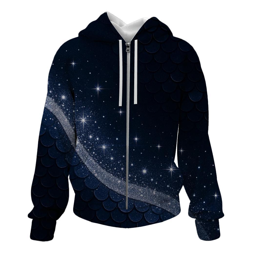 Celestial Sequin Tides premium hoodies