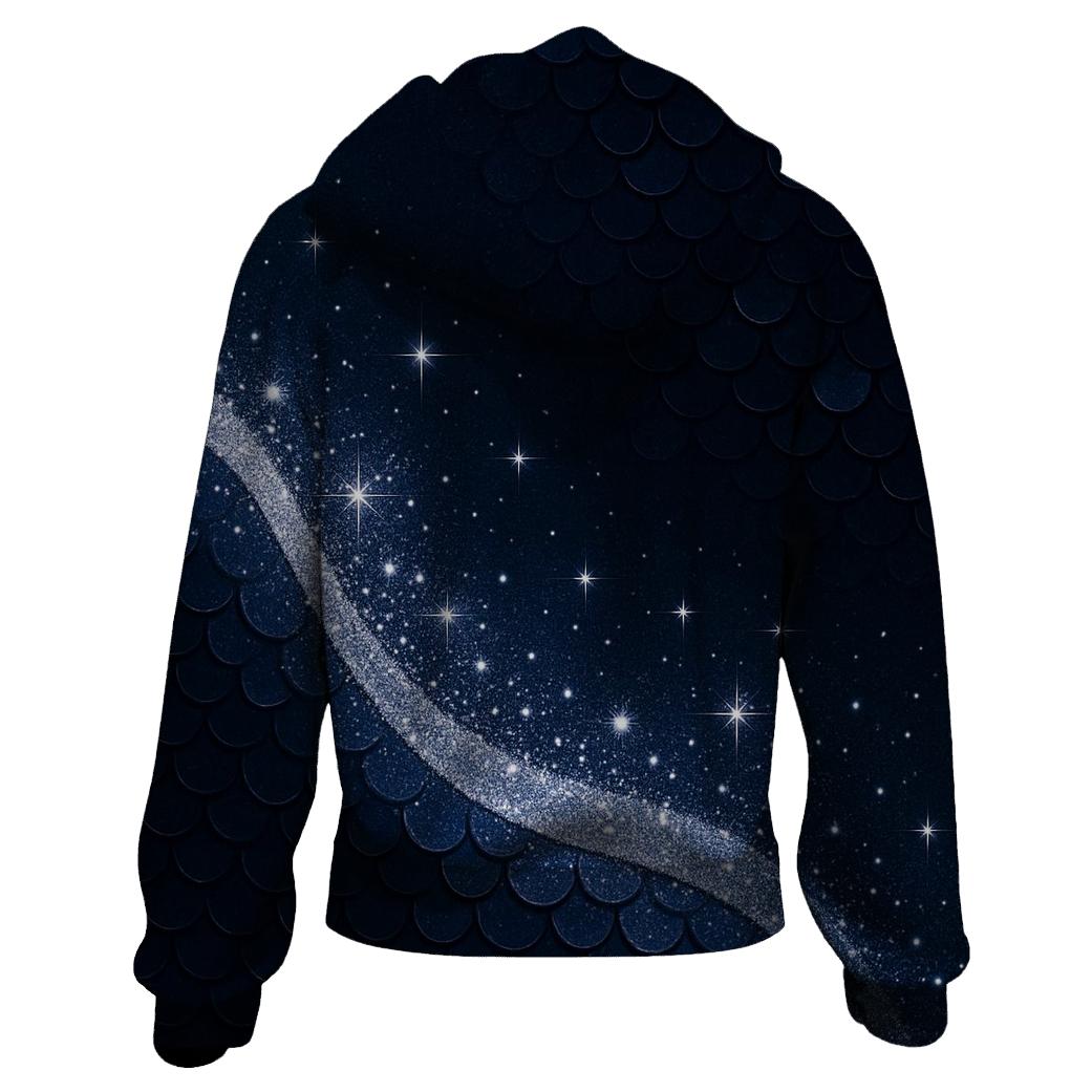 Celestial Sequin Tides premium hoodies