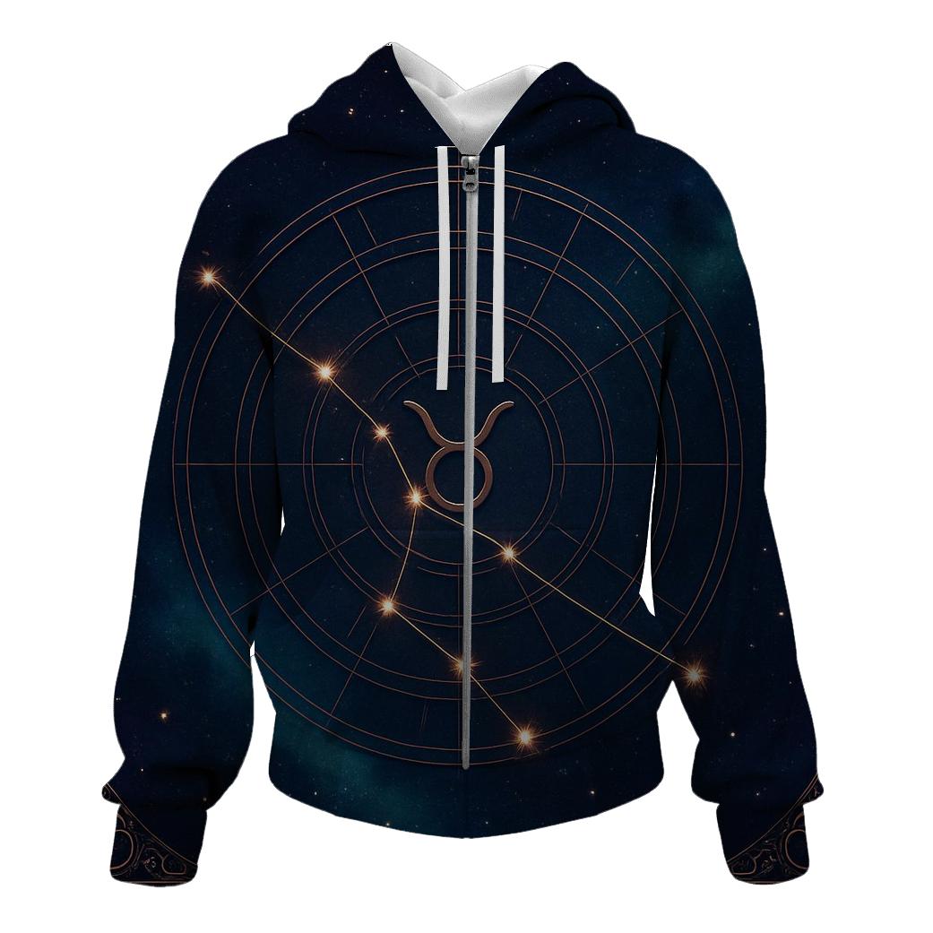 Venus Ruled Taurus Constellation Rose Chart hoodies fashion