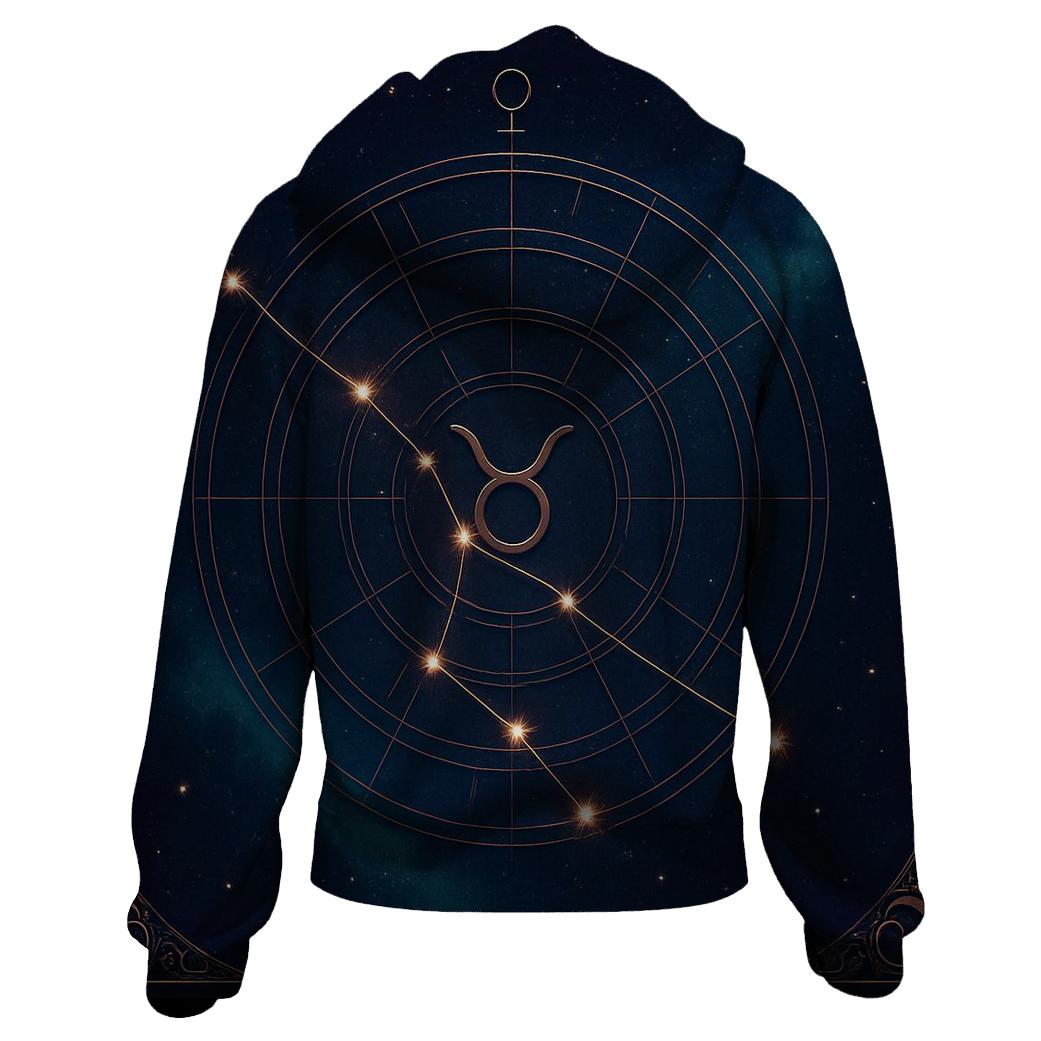 Venus Ruled Taurus Constellation Rose Chart hoodies fashion