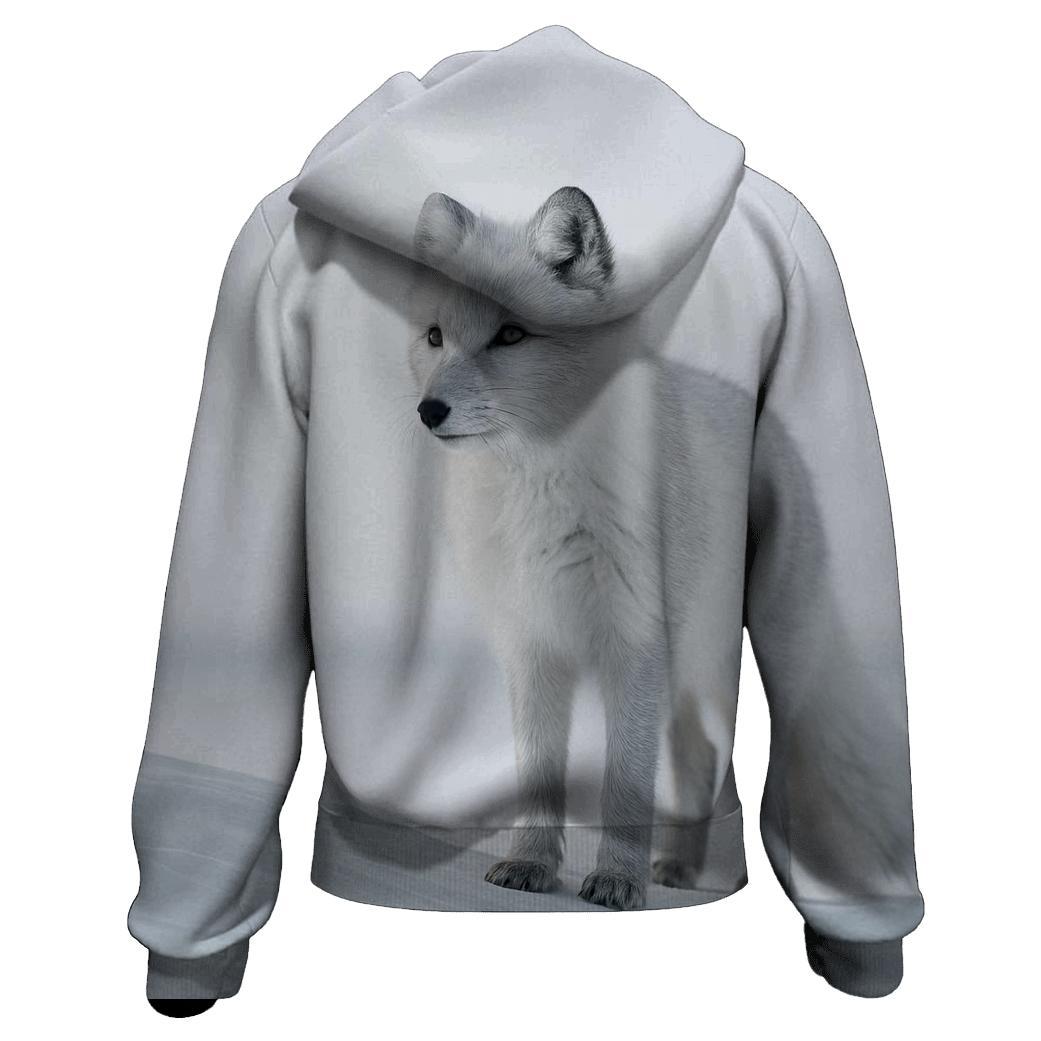 Frostline Sentinel Arctic Fox hoodie styles