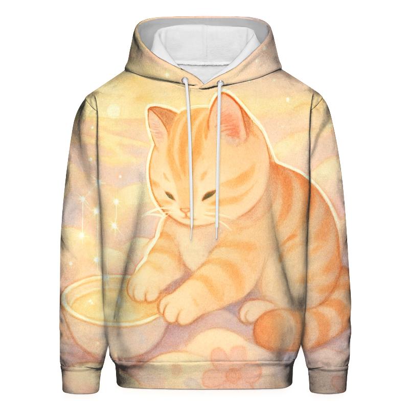 Sunrise Cloud Quilts And Star Milk Kittens zip-up hoodies