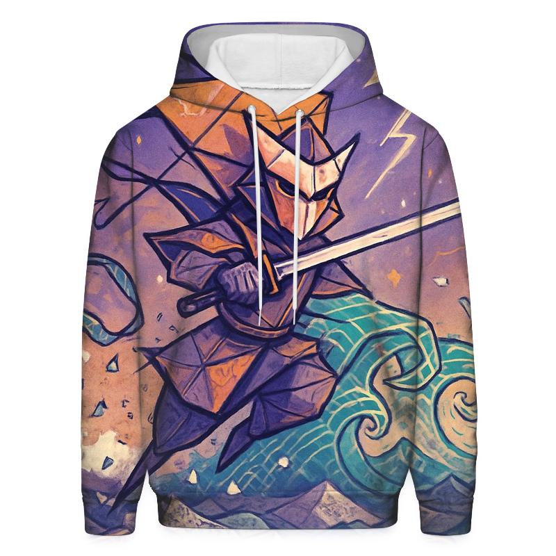 Midnight Kite Samurai Above The Paper Ocean designer hoodies
