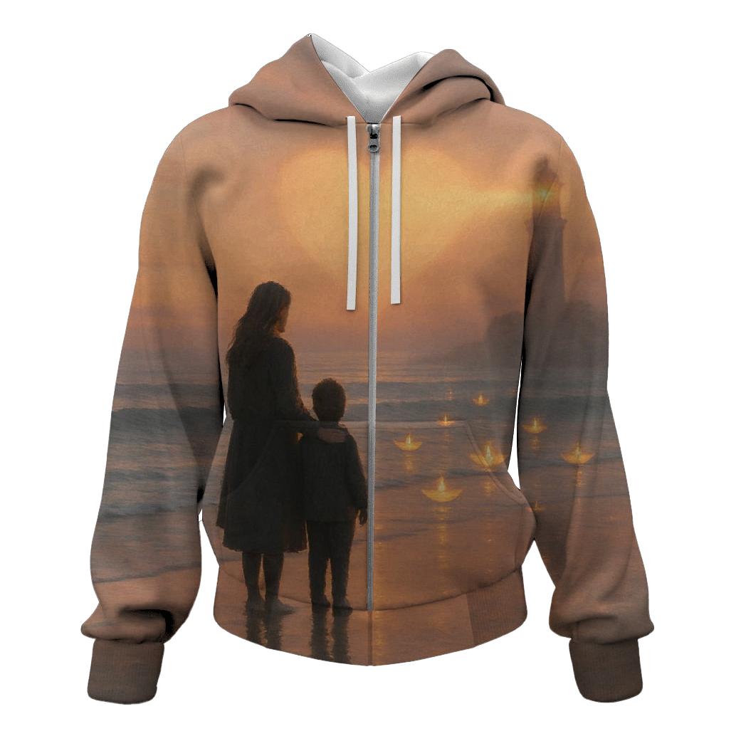 The Heart As A Harbor A Mothers Love That Keeps Returning Ships Safe custom hoodies