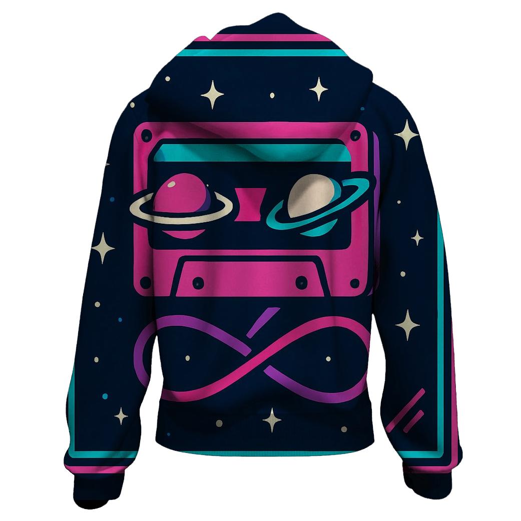 Neon Planetary Cassette Loop designer hoodies