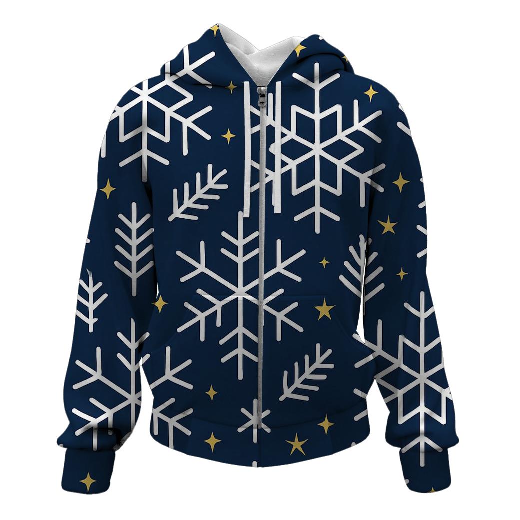 Snowflake Constellation Quilt graphic hoodies