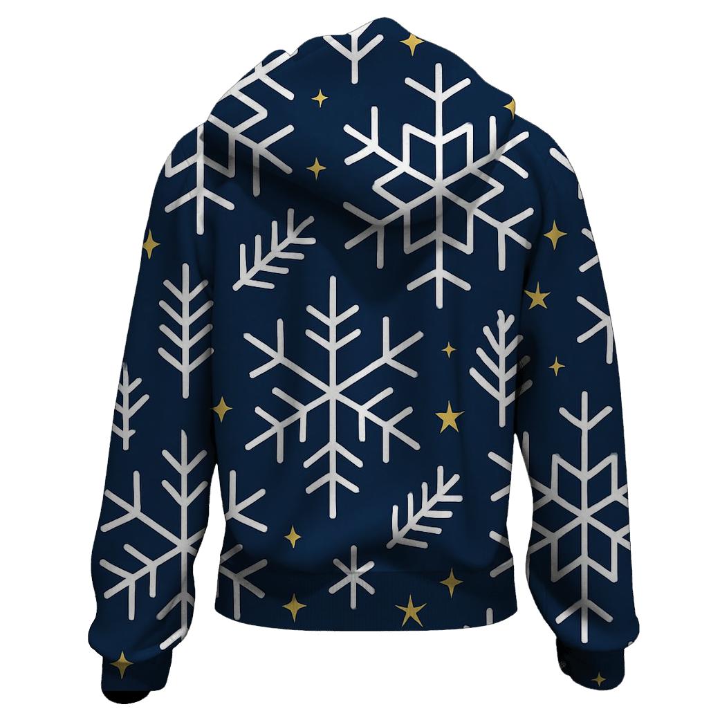 Snowflake Constellation Quilt graphic hoodies
