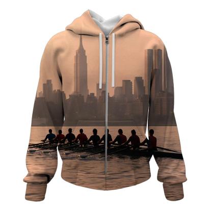 Dawn Crew On The Hudson With Midtown Silhouettes embroidered hoodies