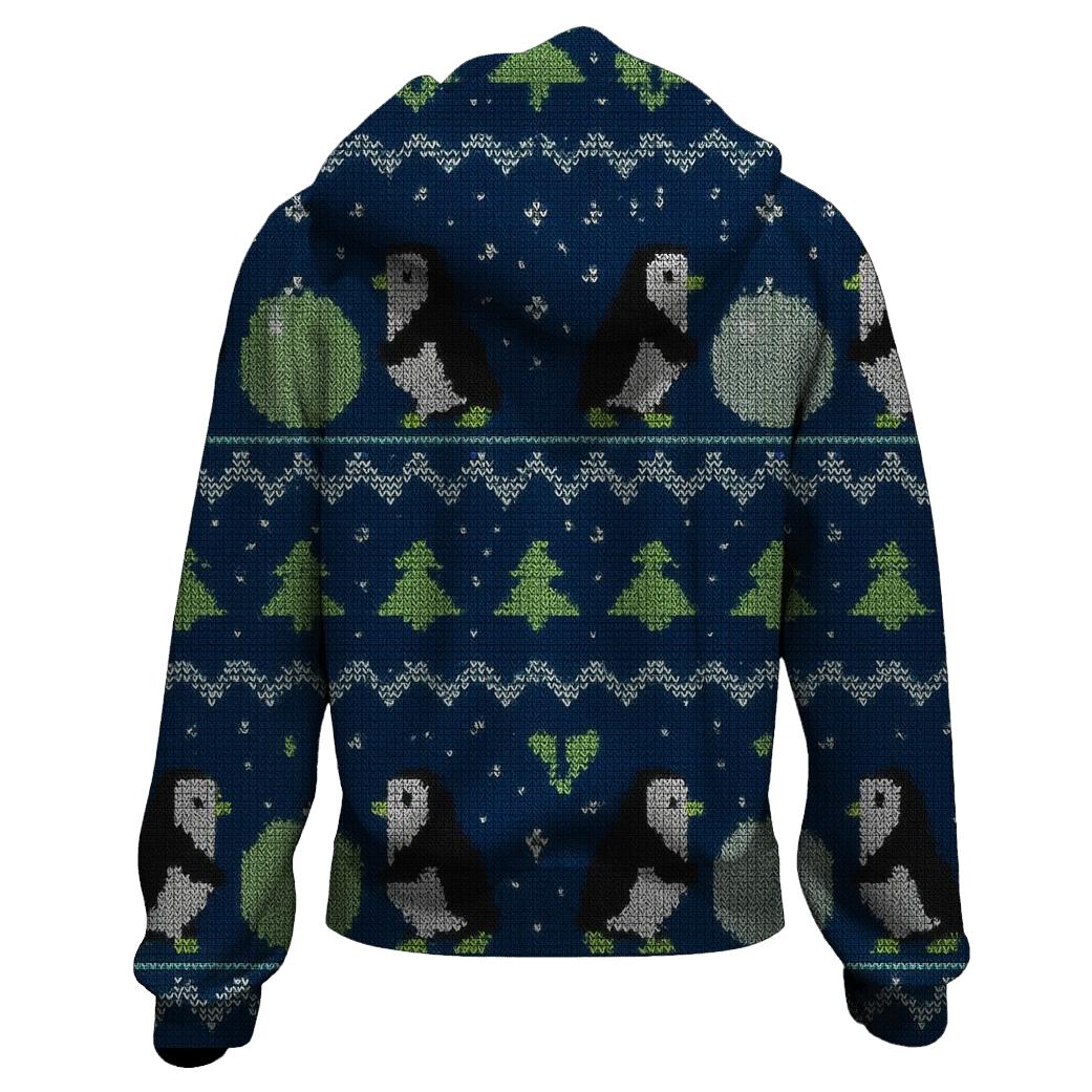 Polar Penguin Ornament Conveyor Design lightweight hoodies