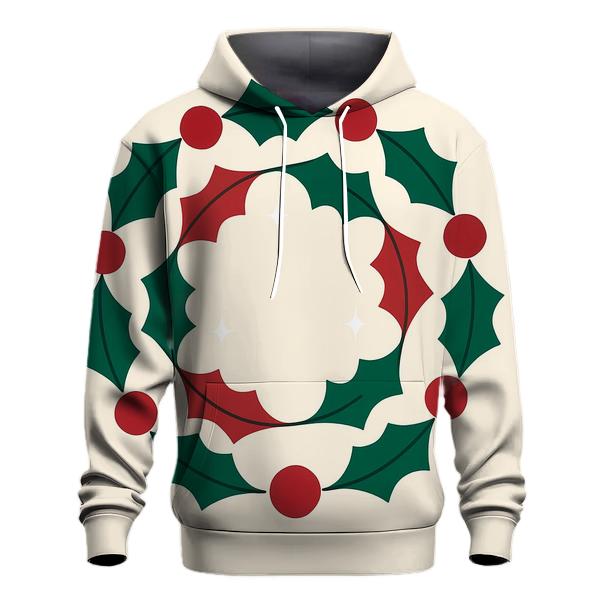 Starlit Holly Orbit embroidered hoodies