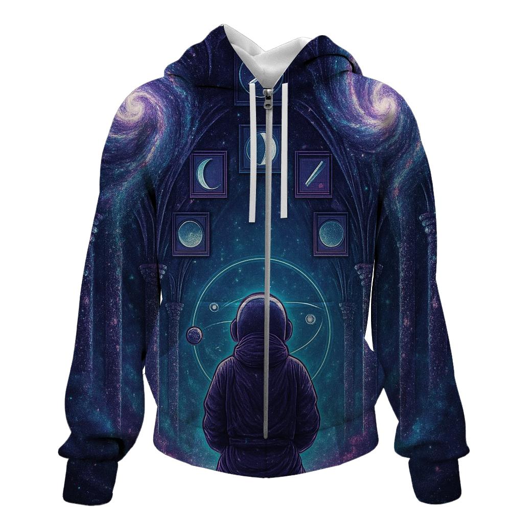 Cathedral Of The Turning Nebula zip-up hoodies
