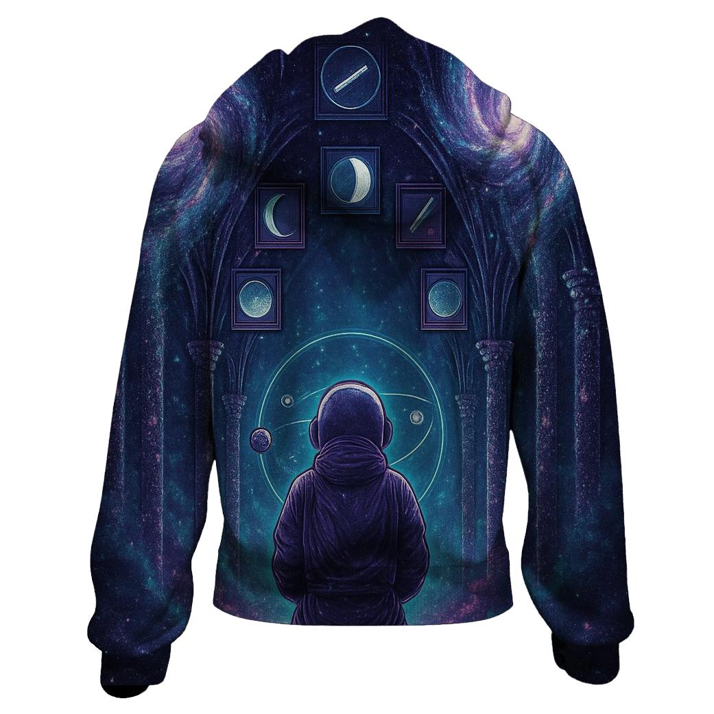 Cathedral Of The Turning Nebula zip-up hoodies