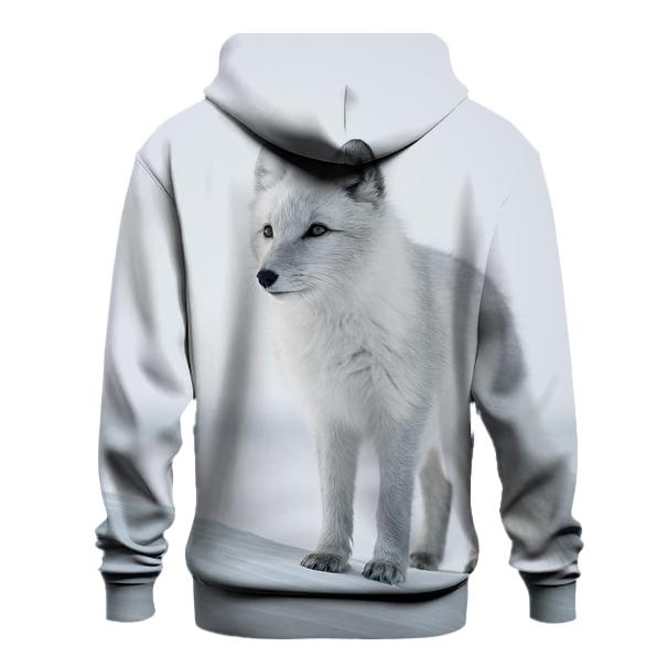 Frostline Sentinel Arctic Fox printed hoodies