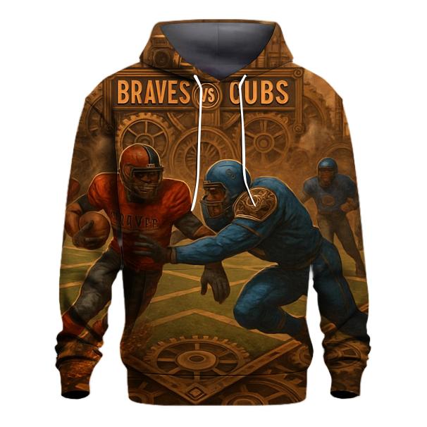 Clockwork Diamond Gridiron Duel Braves Versus Cubs premium hoodies