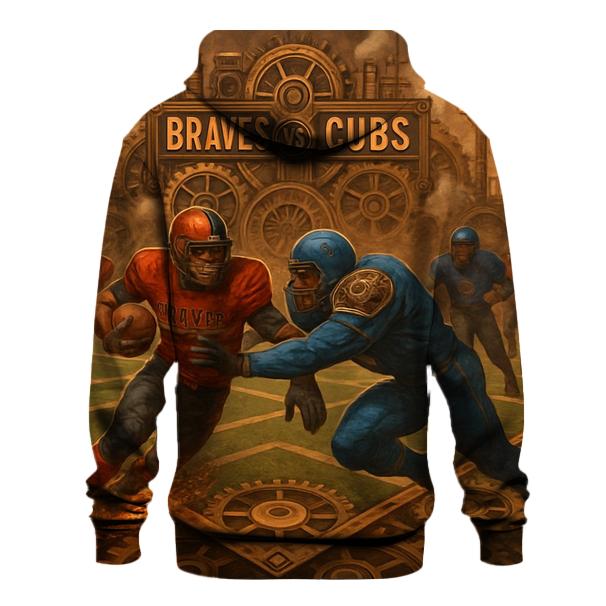 Clockwork Diamond Gridiron Duel Braves Versus Cubs premium hoodies