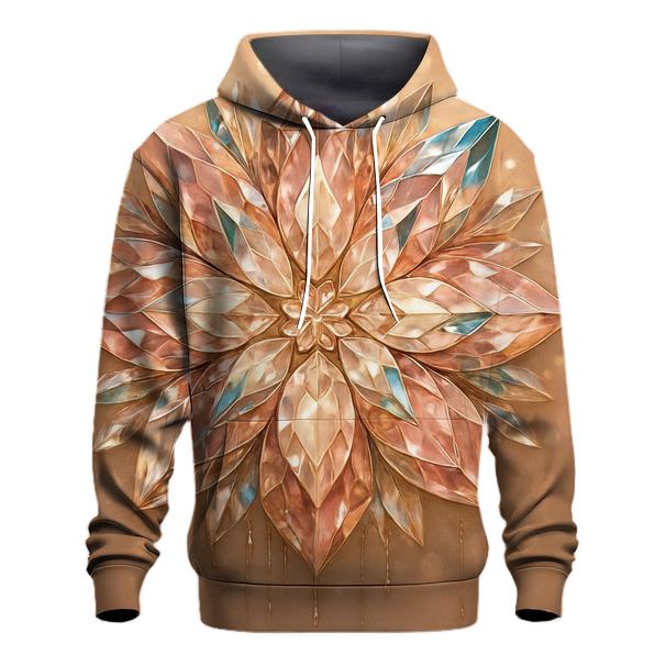 Rose Gold Prism Bloom pullover hoodies