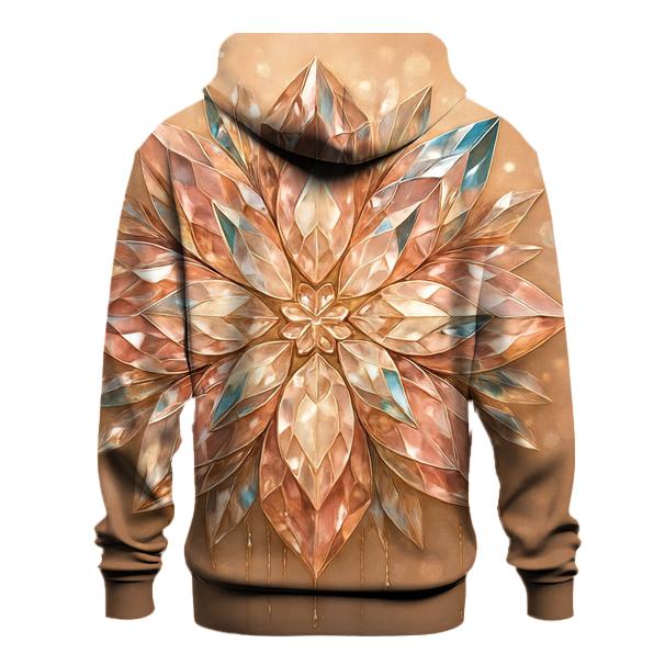 Rose Gold Prism Bloom pullover hoodies