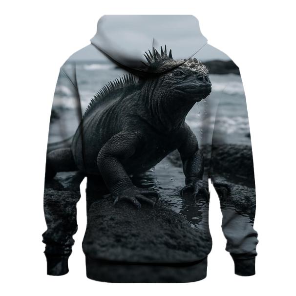 Basalt Surge Marine Iguana heavyweight hoodies