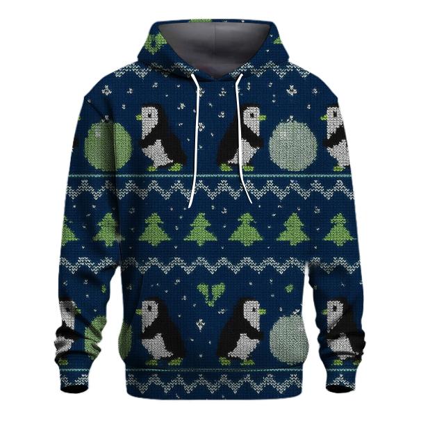 Polar Penguin Ornament Conveyor Design zip-up hoodies