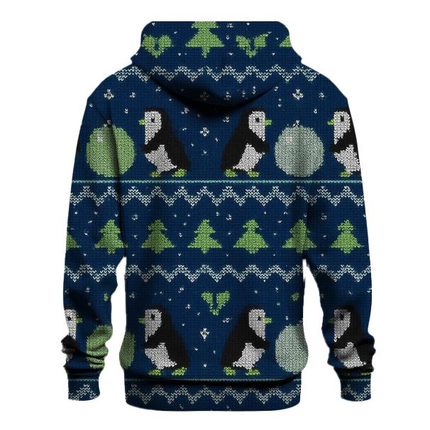 Polar Penguin Ornament Conveyor Design zip-up hoodies