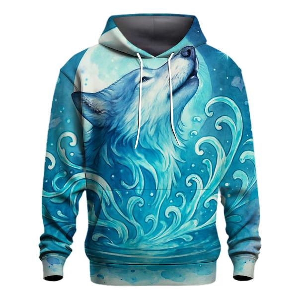 Prismatic Tidewolf In The Moonpool Rift zip-up hoodies