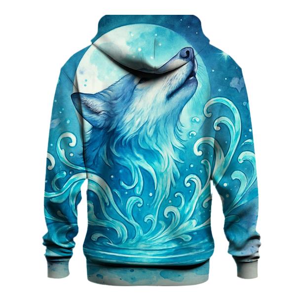 Prismatic Tidewolf In The Moonpool Rift zip-up hoodies