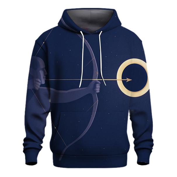 Starlit Archery Focus embroidered hoodies
