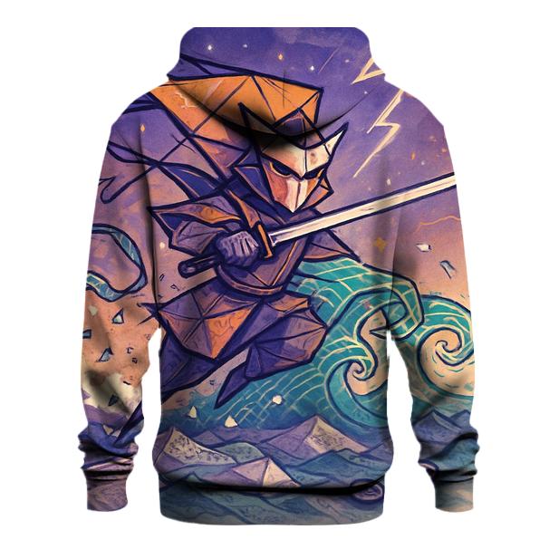Midnight Kite Samurai Above The Paper Ocean custom hoodies