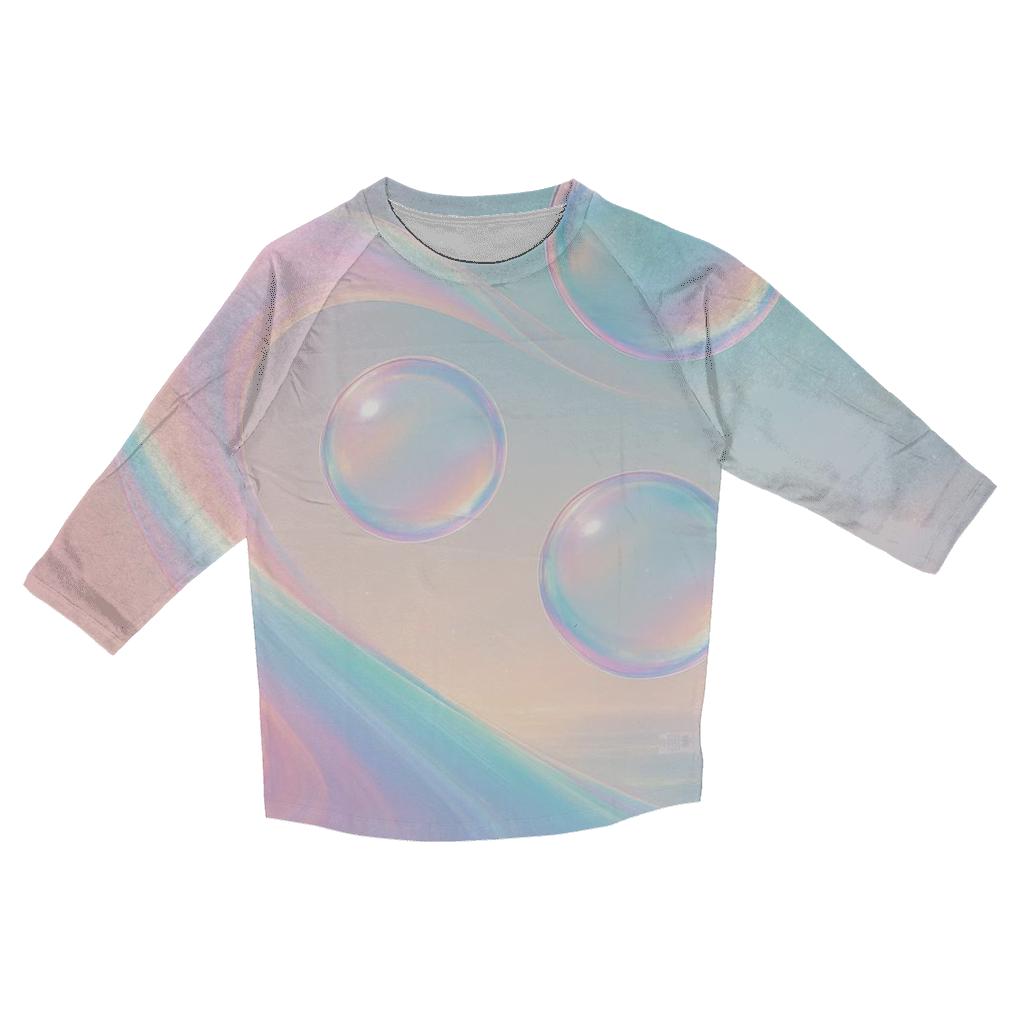 Aurora Prism Tides printed three quarter sleeve shirts