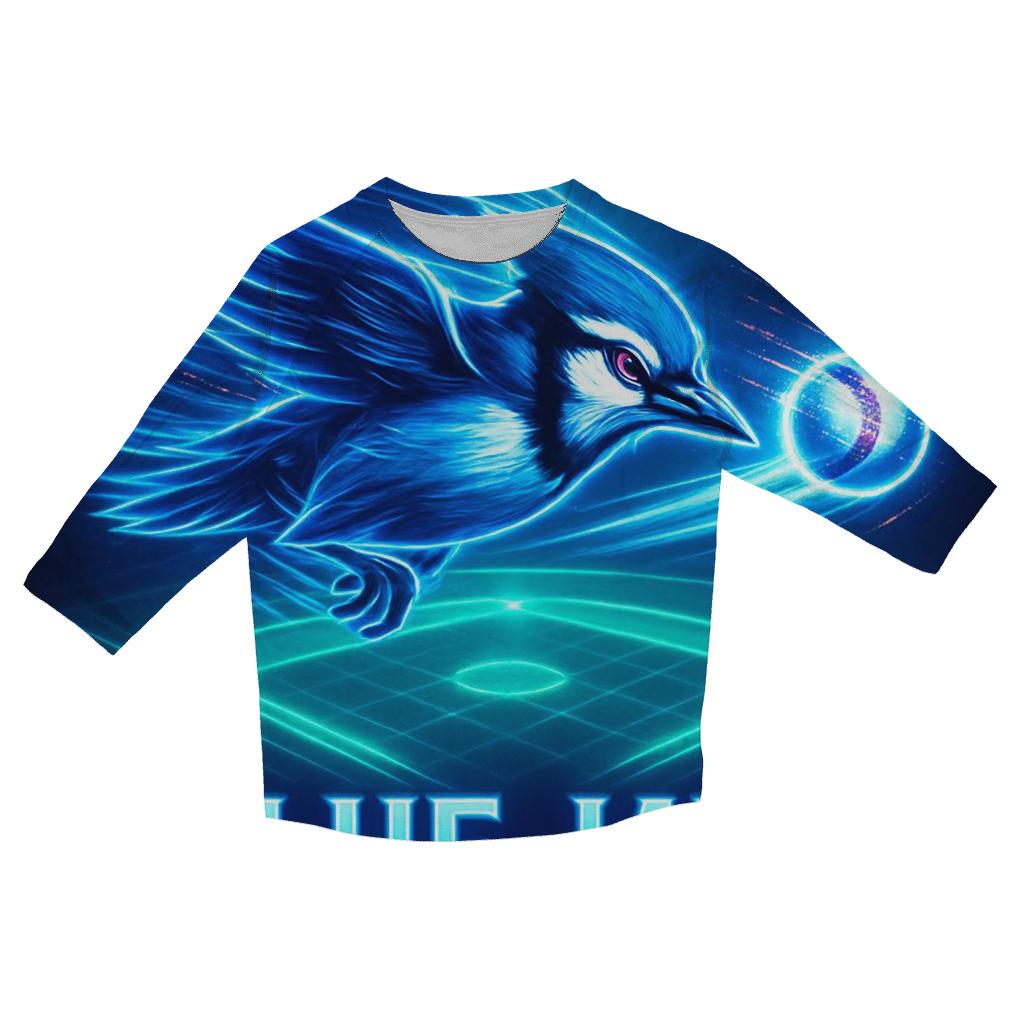 Blue Jays Aurora Diamond Rush fashion 3/4 sleeve shirts