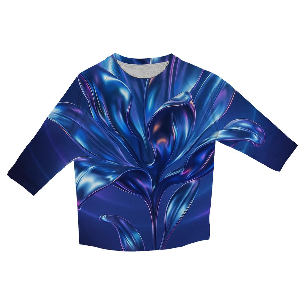 Chrome Mirage Bloom casual three quarter sleeve shirts